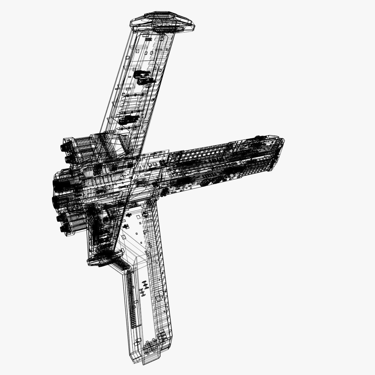 Heavy Cruiser 3D model_9