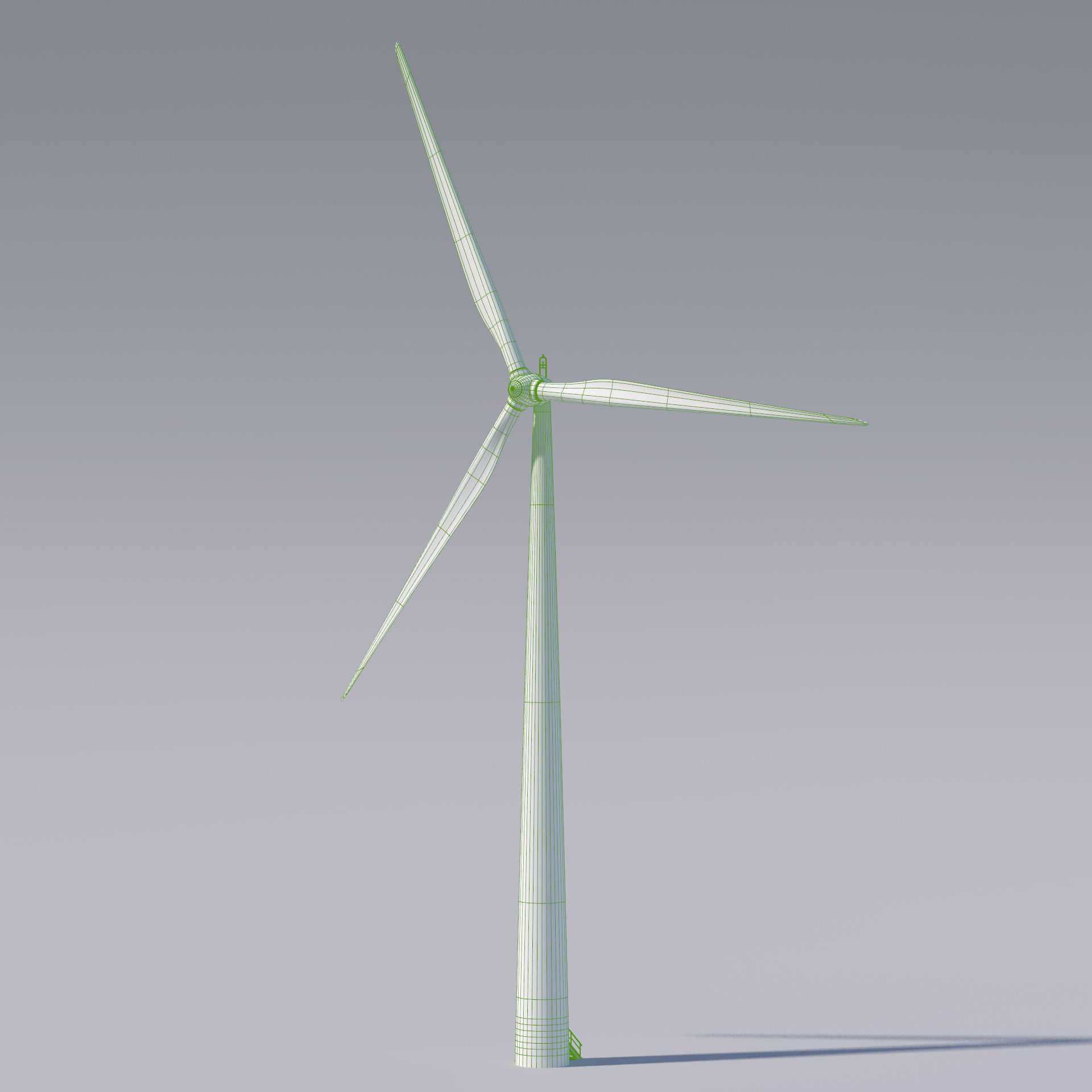 Wind Turbine 3D model_10
