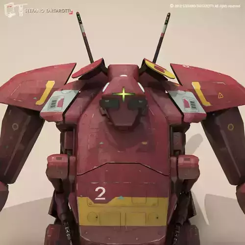 Sci-fi mech 3D model 3D model
