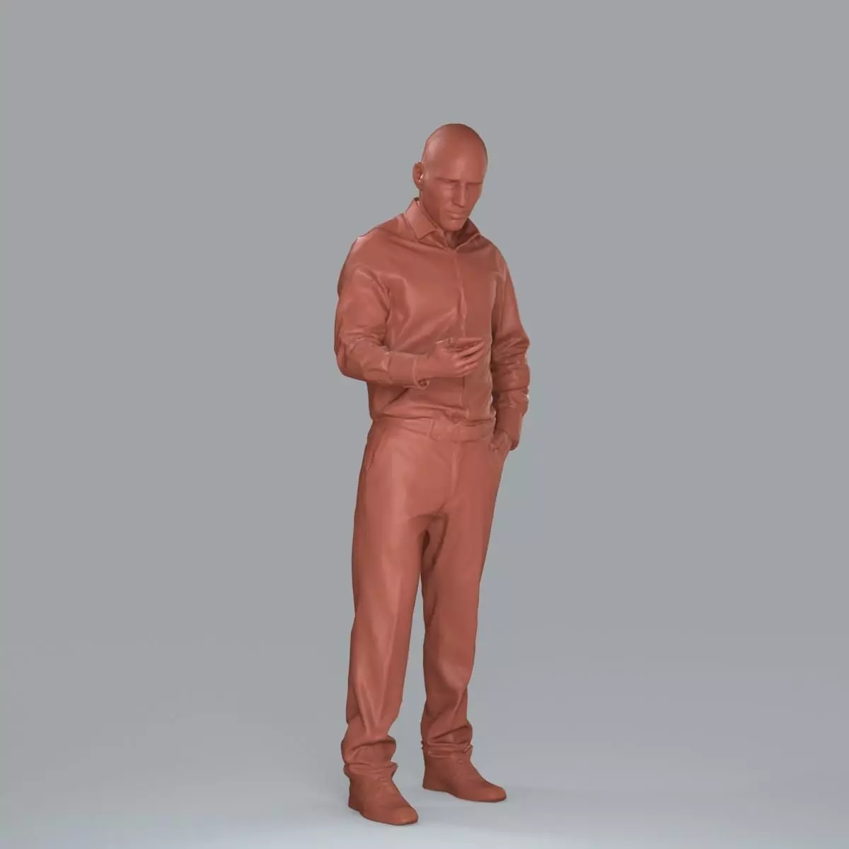 Business Man with Phone in Hand BMan0006-HD2-O01P05-S 3D model_26