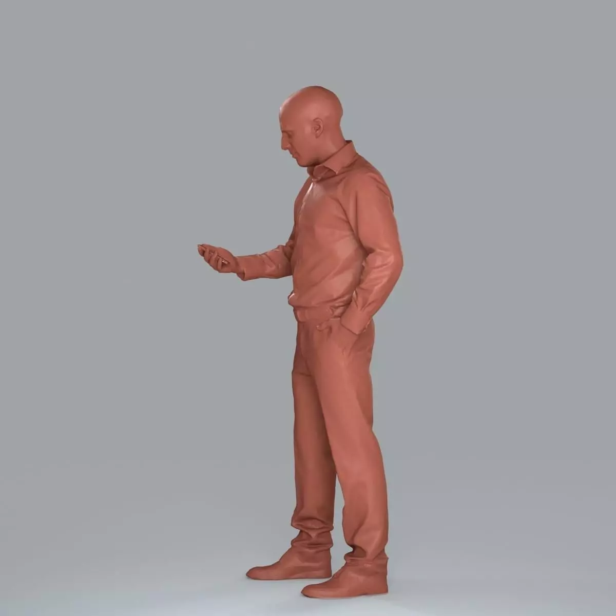 Business Man with Phone in Hand BMan0006-HD2-O01P05-S 3D model_18