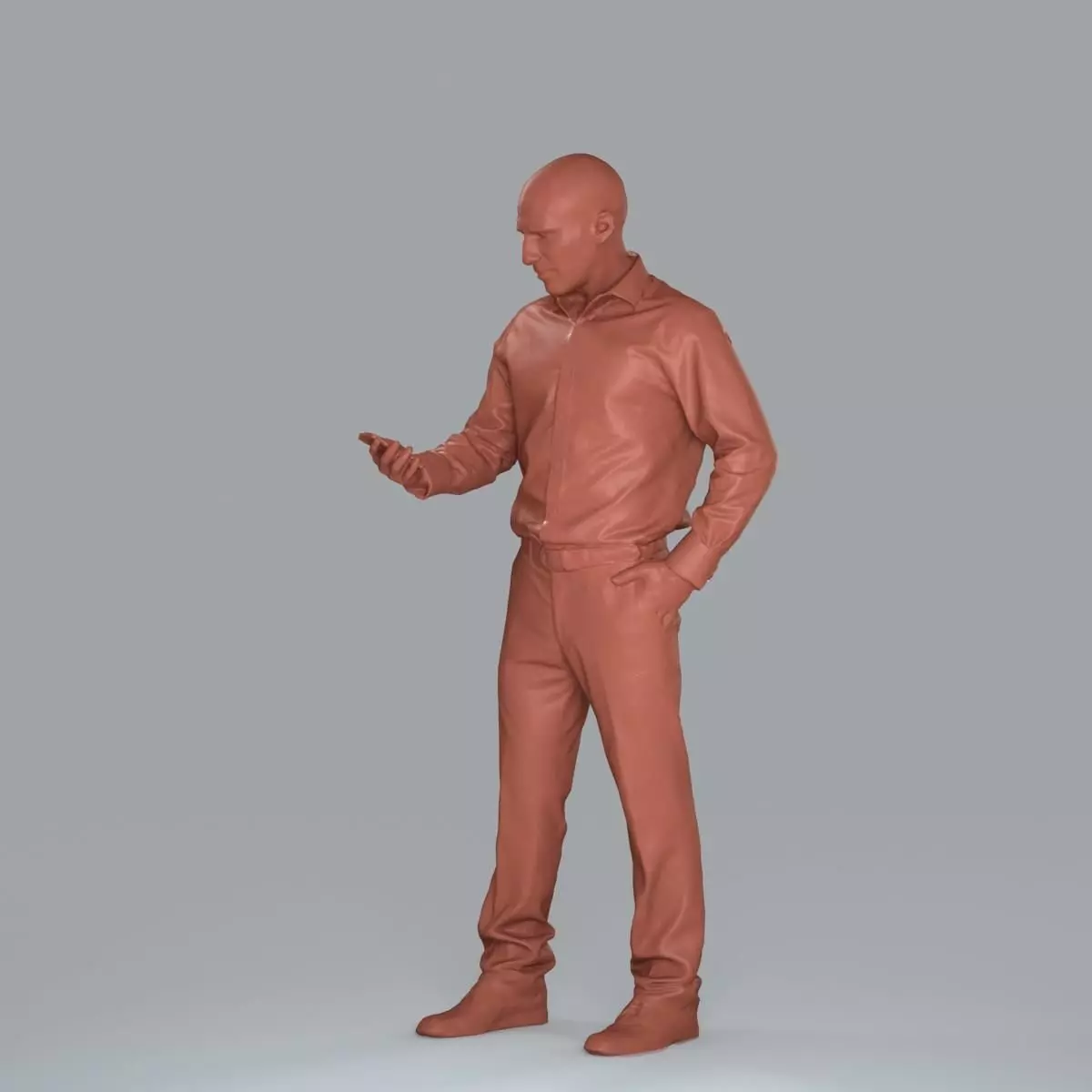 Business Man with Phone in Hand BMan0006-HD2-O01P05-S 3D model_21