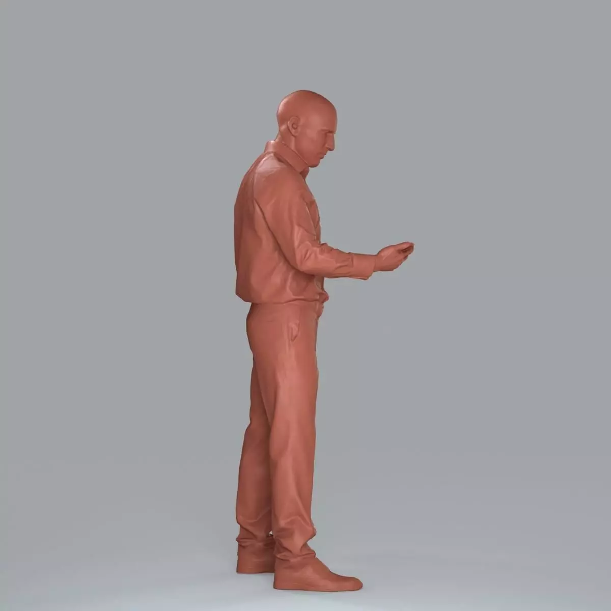 Business Man with Phone in Hand BMan0006-HD2-O01P05-S 3D model_22