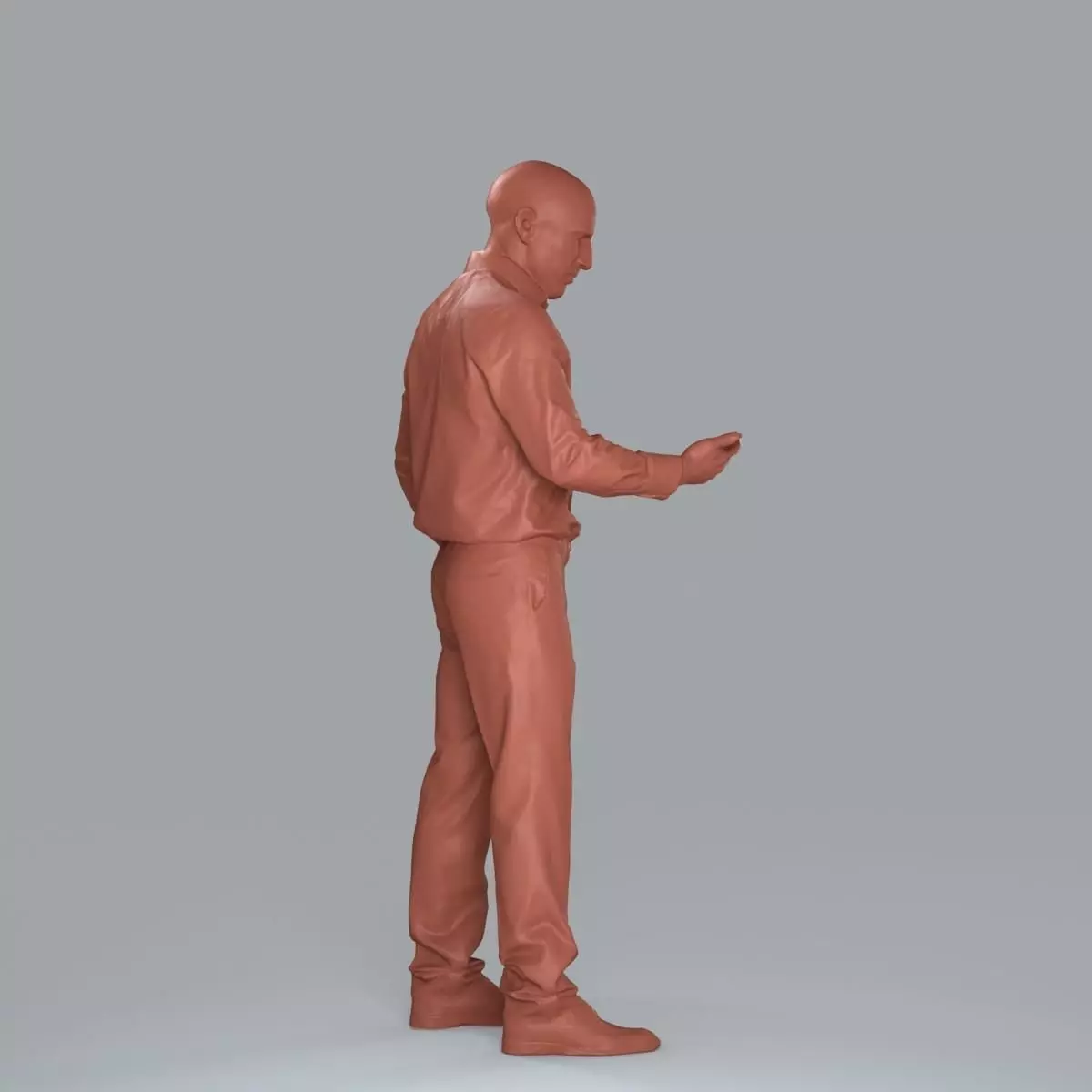 Business Man with Phone in Hand BMan0006-HD2-O01P05-S 3D model_12