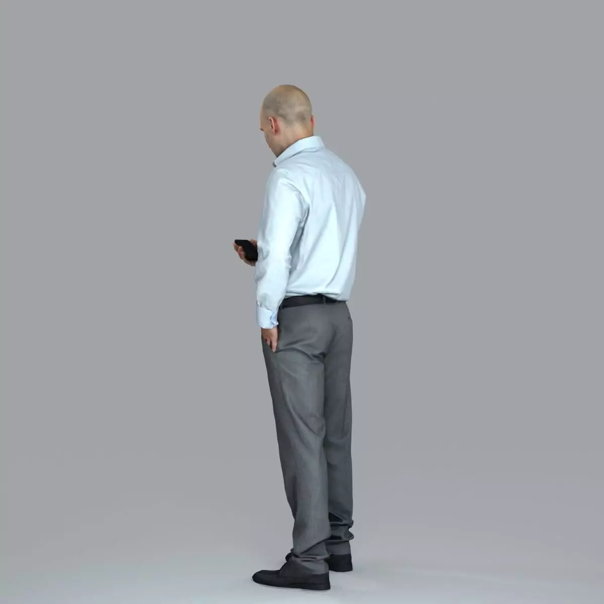 Business Man with Phone in Hand BMan0006-HD2-O01P05-S 3D model_52