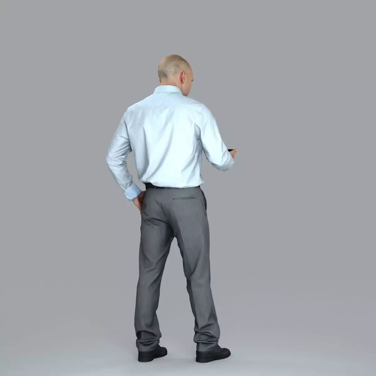 Business Man with Phone in Hand BMan0006-HD2-O01P05-S 3D model_54