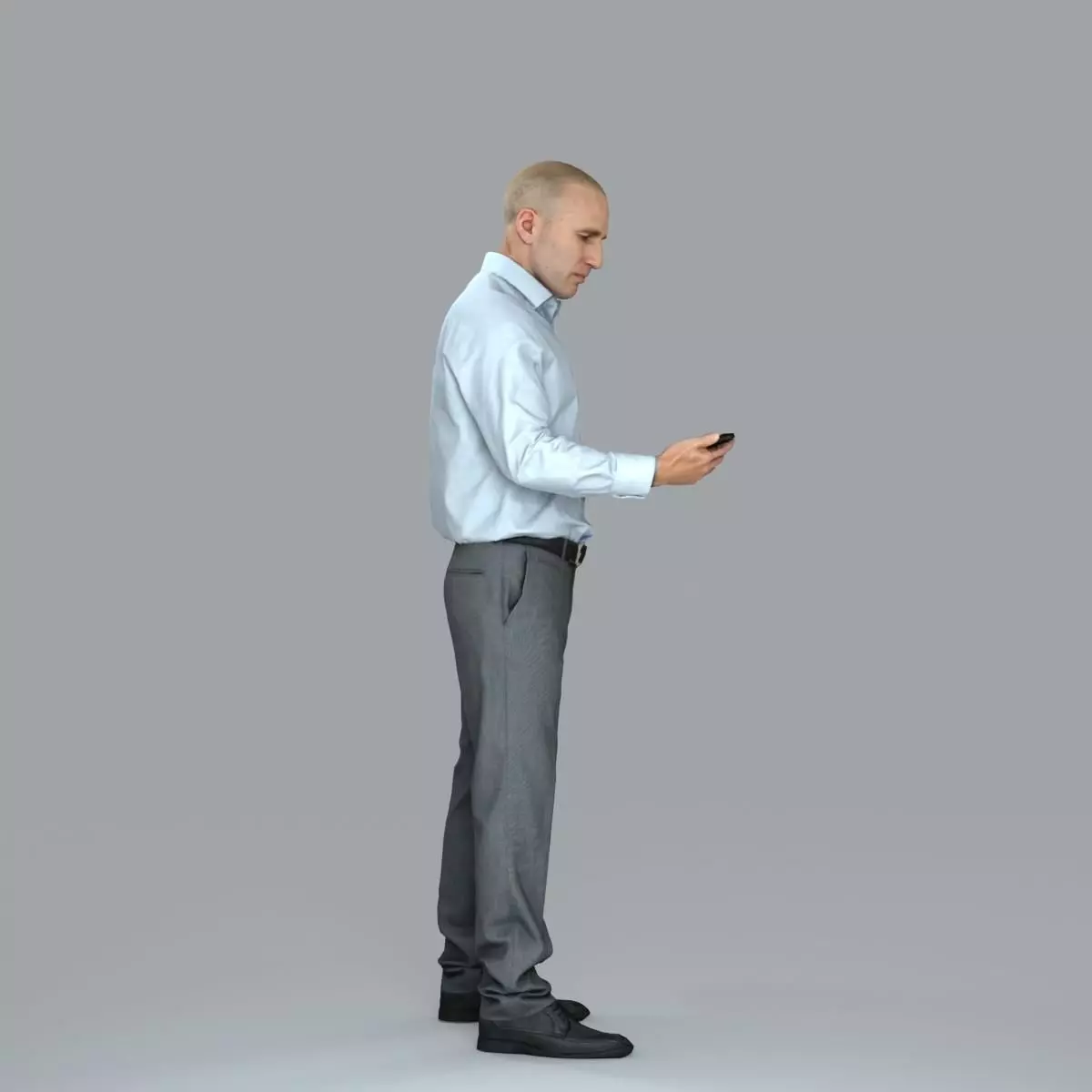 Business Man with Phone in Hand BMan0006-HD2-O01P05-S 3D model_43