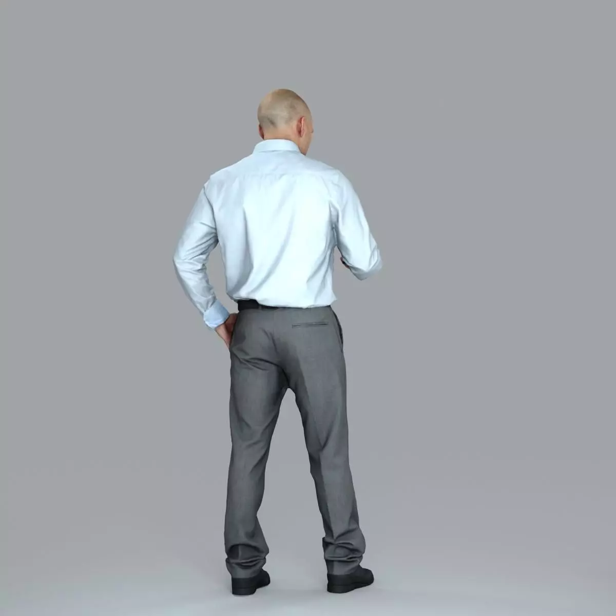 Business Man with Phone in Hand BMan0006-HD2-O01P05-S 3D model_14
