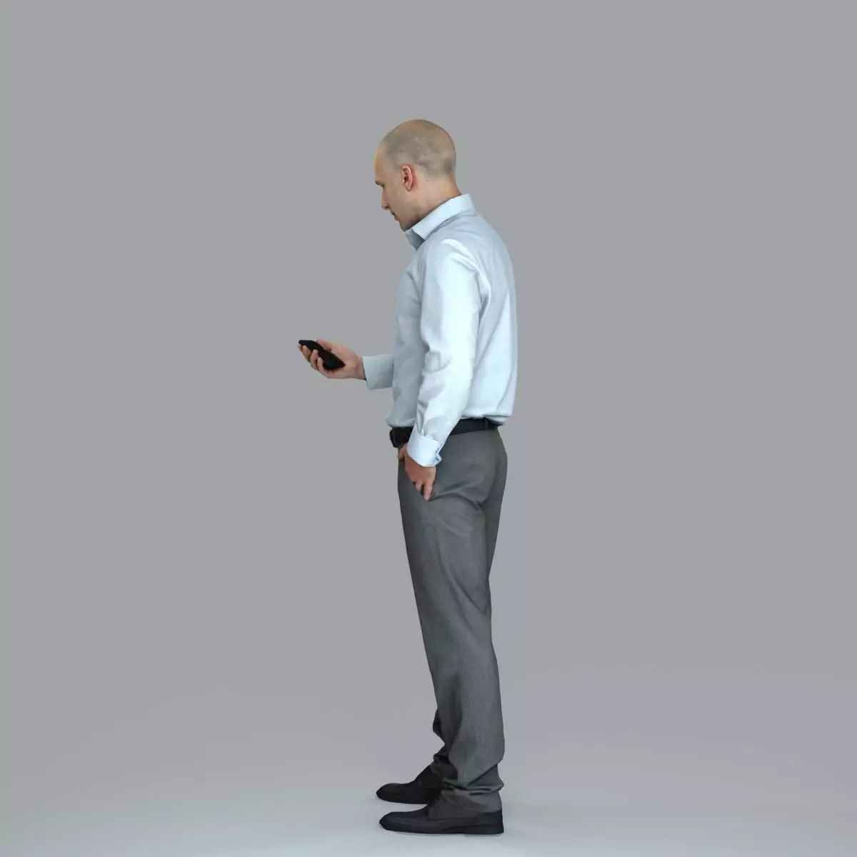 Business Man with Phone in Hand BMan0006-HD2-O01P05-S 3D model_31