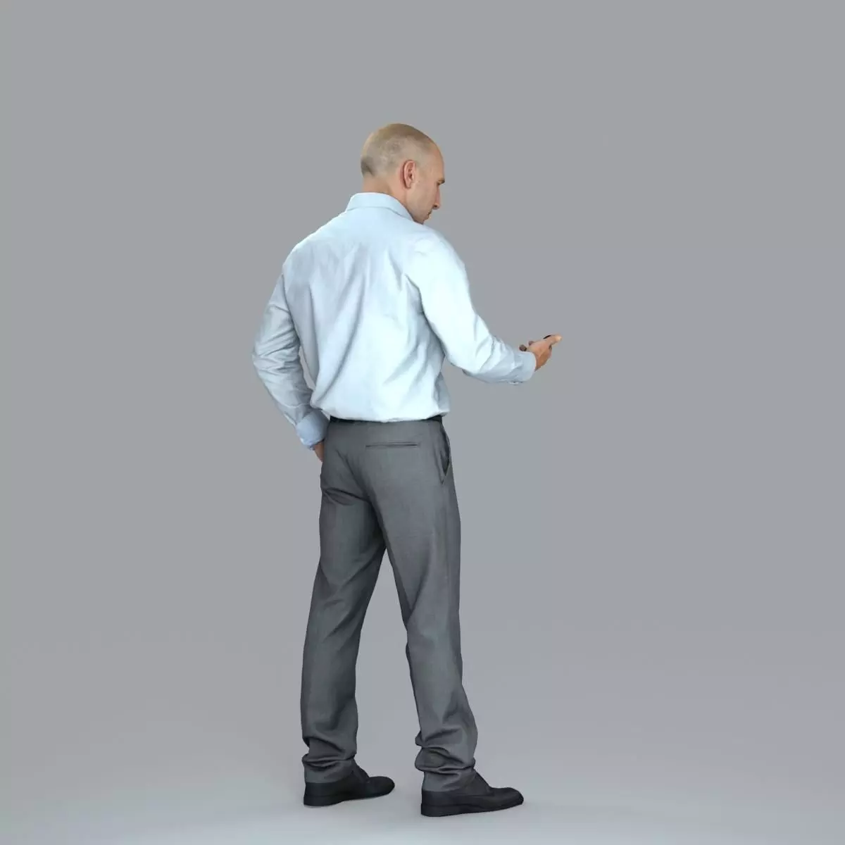 Business Man with Phone in Hand BMan0006-HD2-O01P05-S 3D model_51