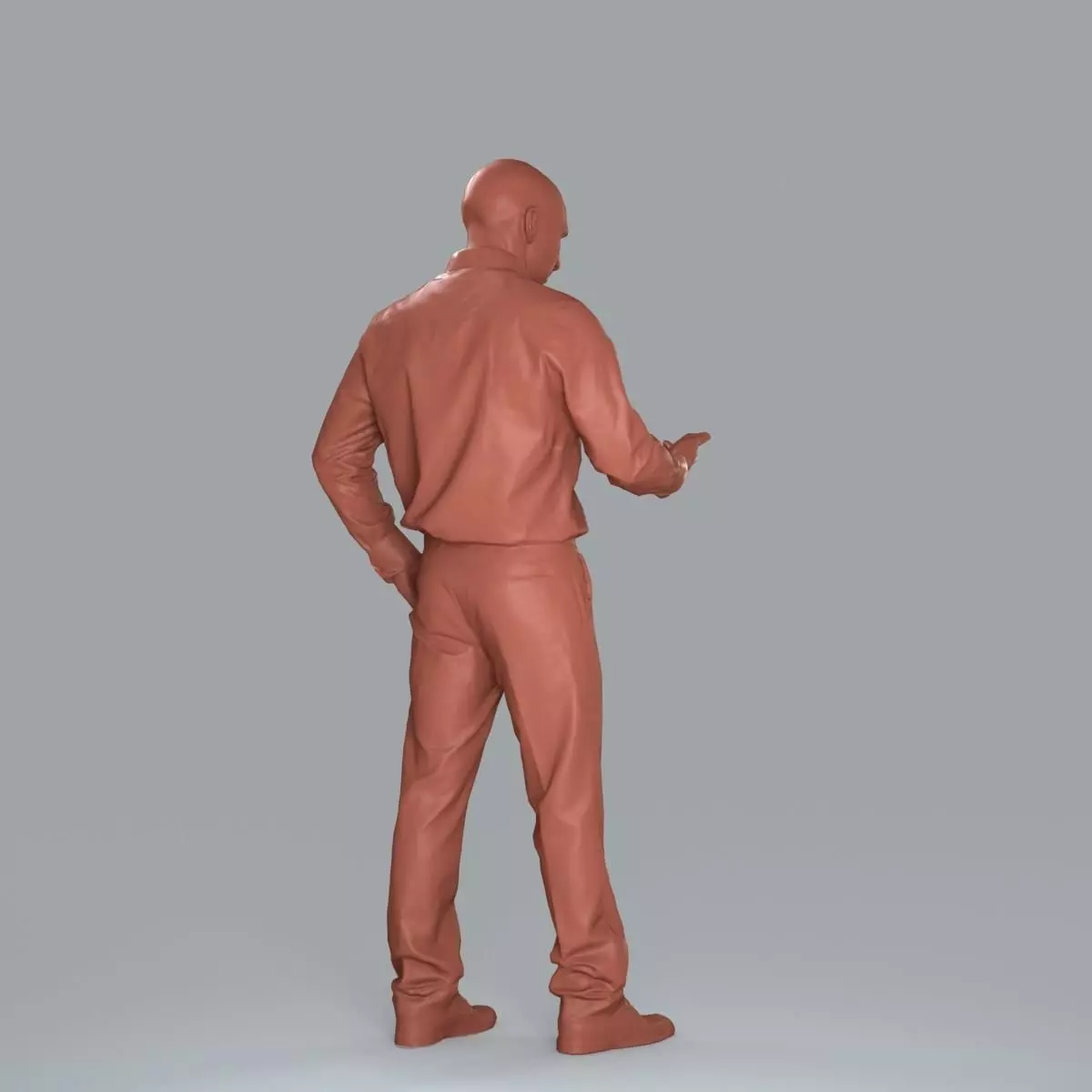 Business Man with Phone in Hand BMan0006-HD2-O01P05-S 3D model_29