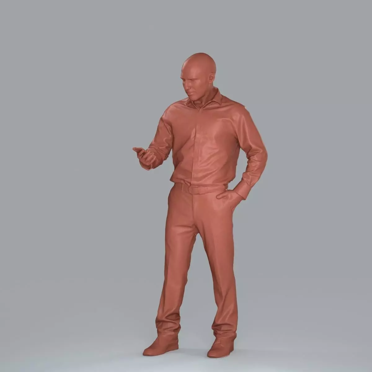 Business Man with Phone in Hand BMan0006-HD2-O01P05-S 3D model_45