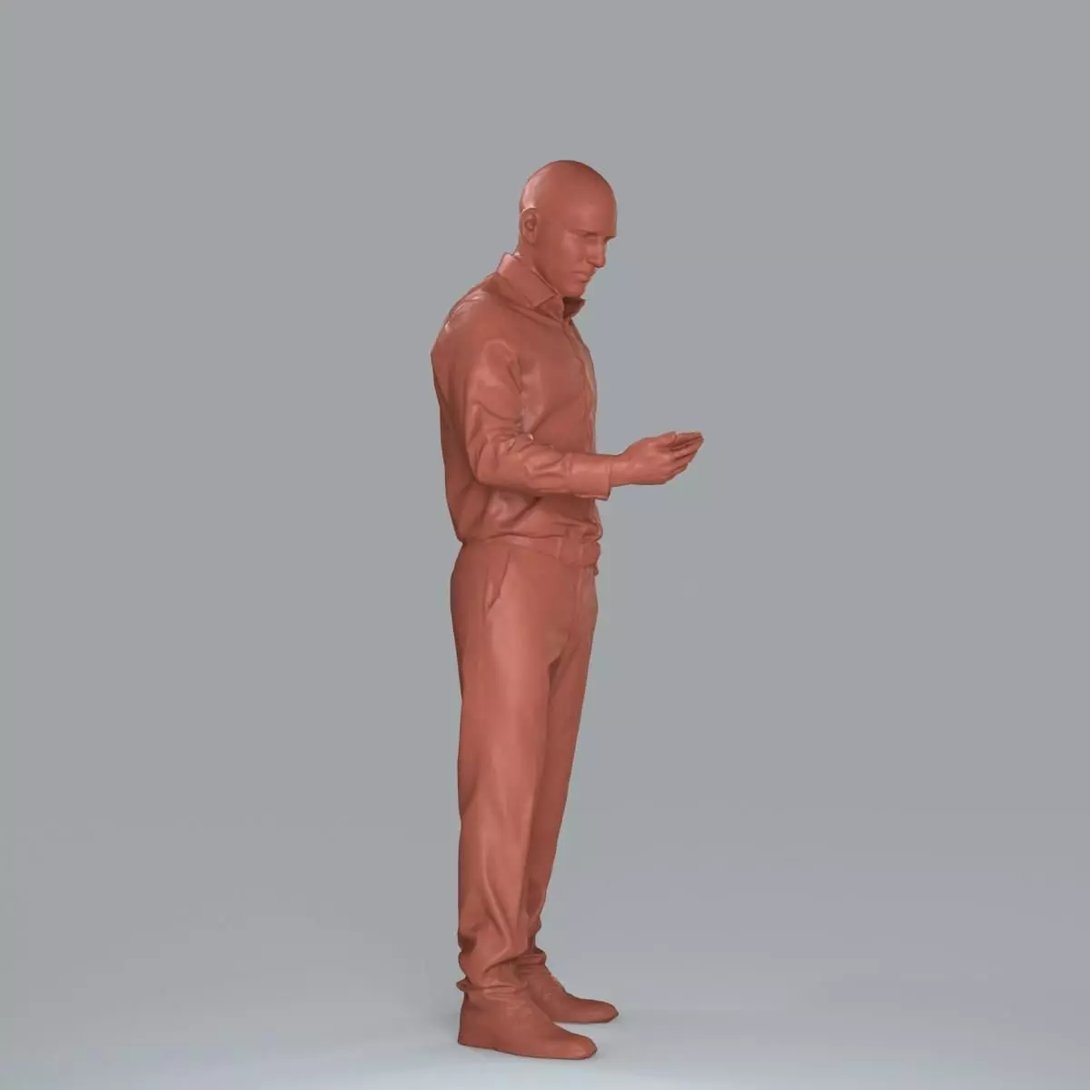 Business Man with Phone in Hand BMan0006-HD2-O01P05-S 3D model_19
