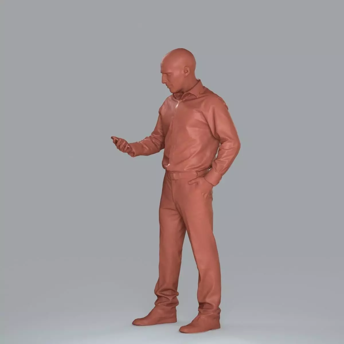 Business Man with Phone in Hand BMan0006-HD2-O01P05-S 3D model_74