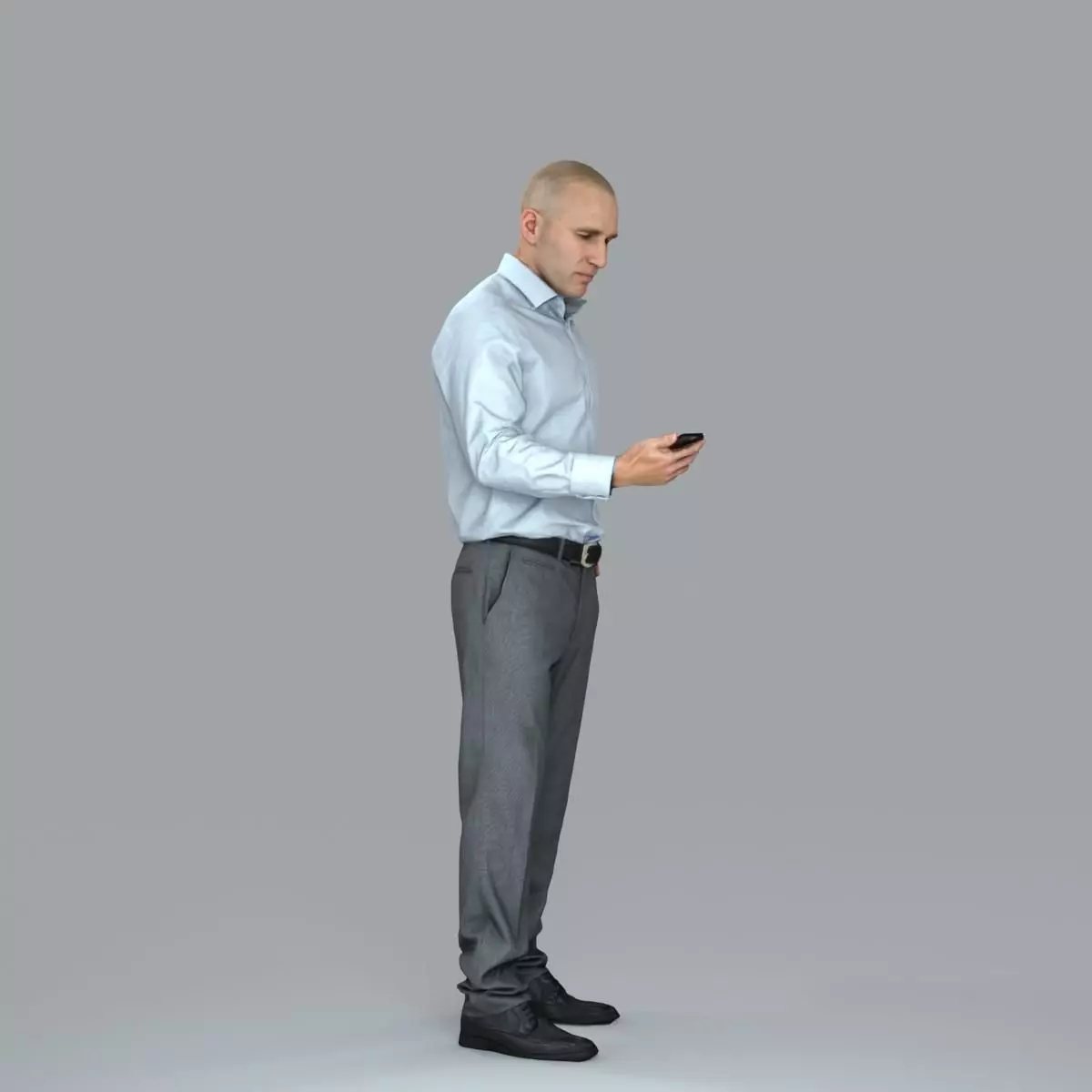 Business Man with Phone in Hand BMan0006-HD2-O01P05-S 3D model_69