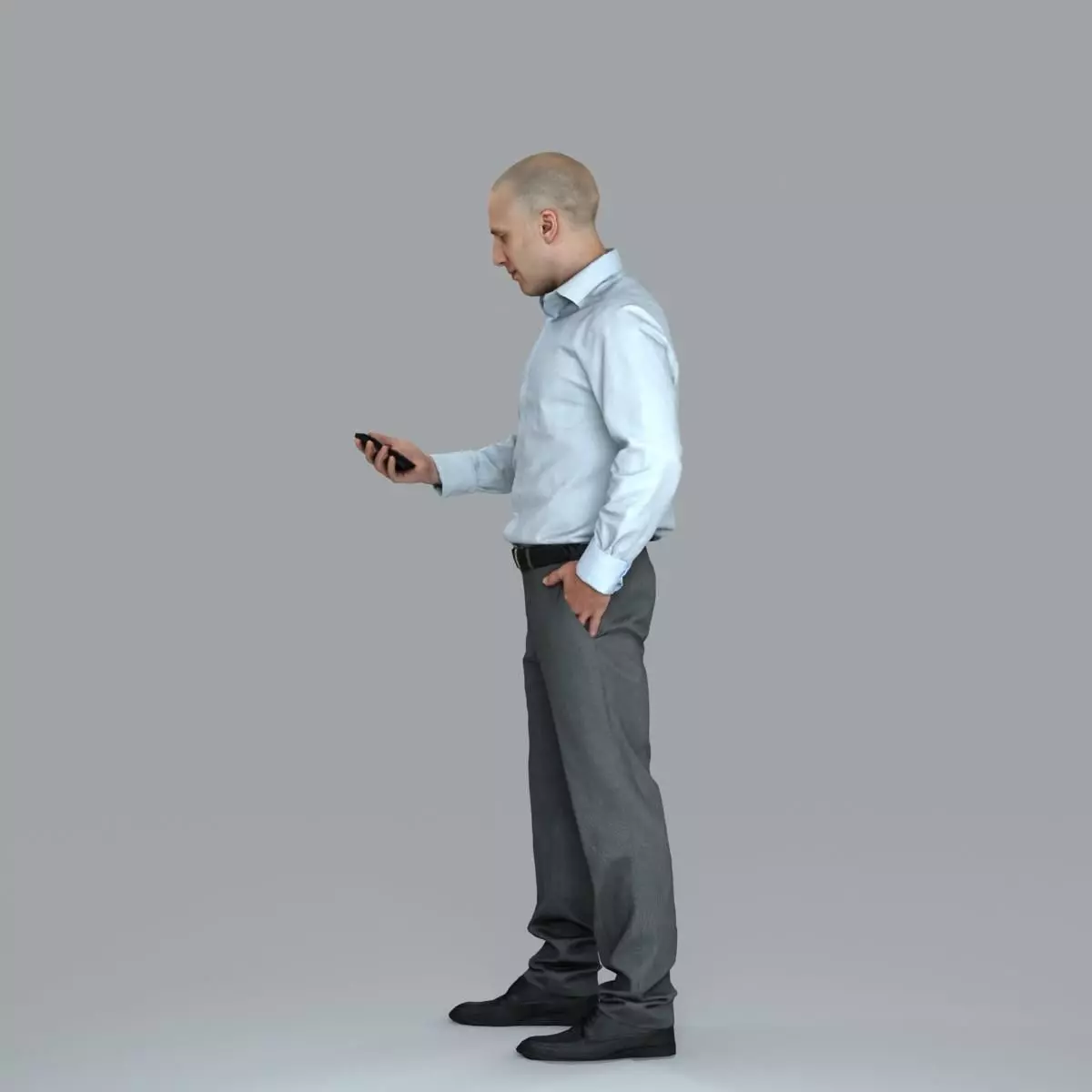 Business Man with Phone in Hand BMan0006-HD2-O01P05-S 3D model_65