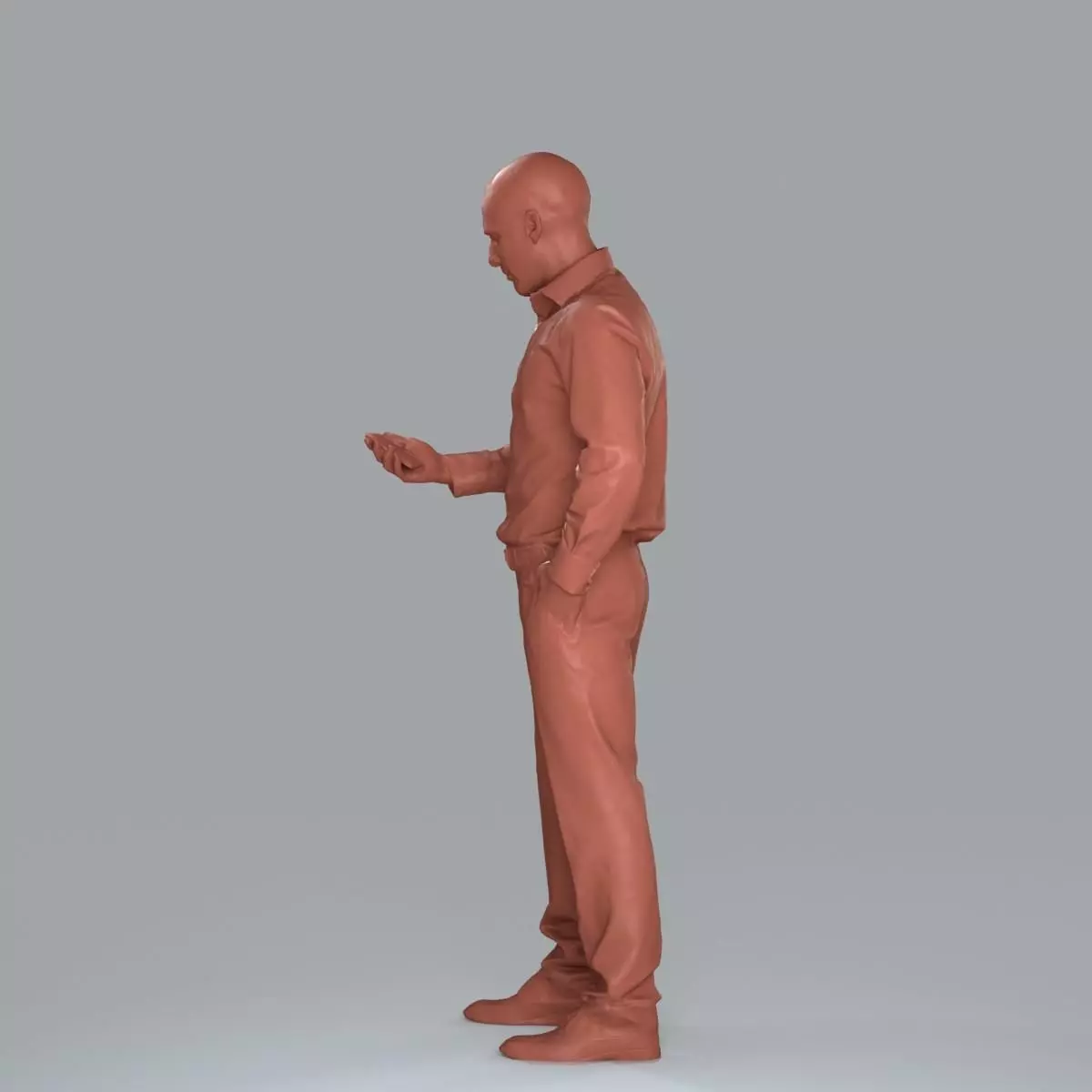 Business Man with Phone in Hand BMan0006-HD2-O01P05-S 3D model_30
