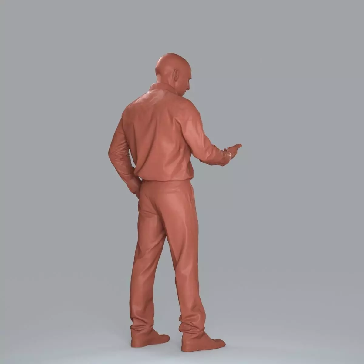 Business Man with Phone in Hand BMan0006-HD2-O01P05-S 3D model_38