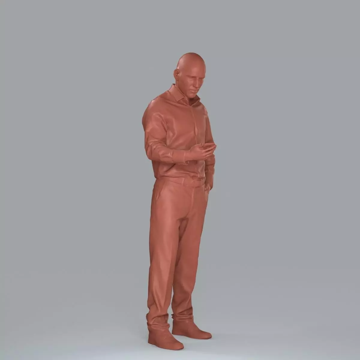 Business Man with Phone in Hand BMan0006-HD2-O01P05-S 3D model_23