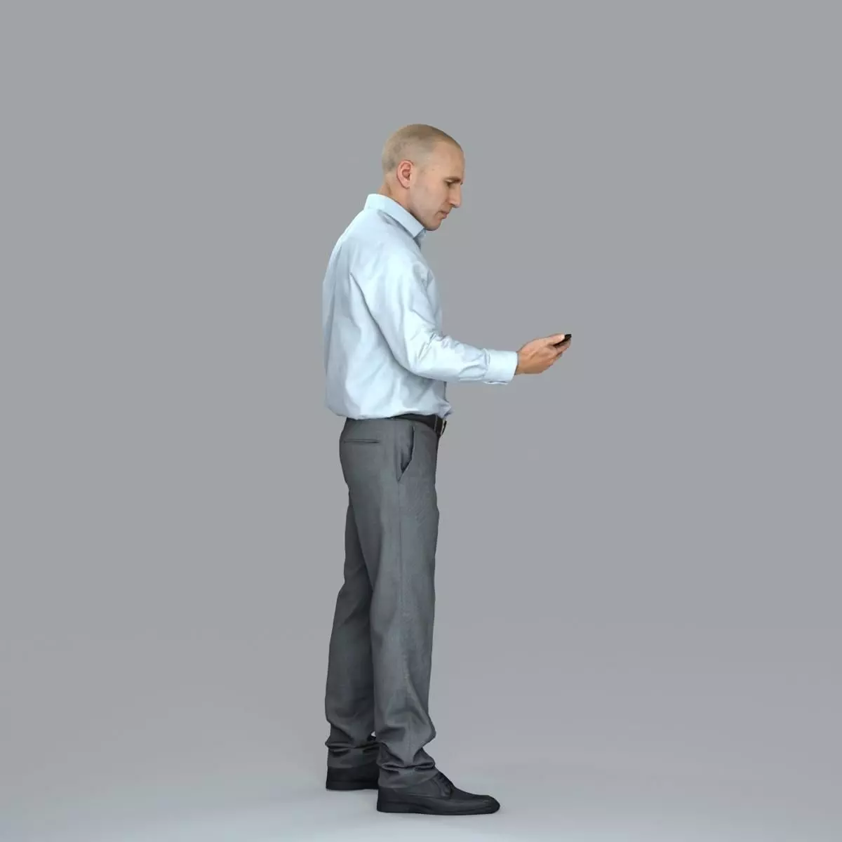 Business Man with Phone in Hand BMan0006-HD2-O01P05-S 3D model_32
