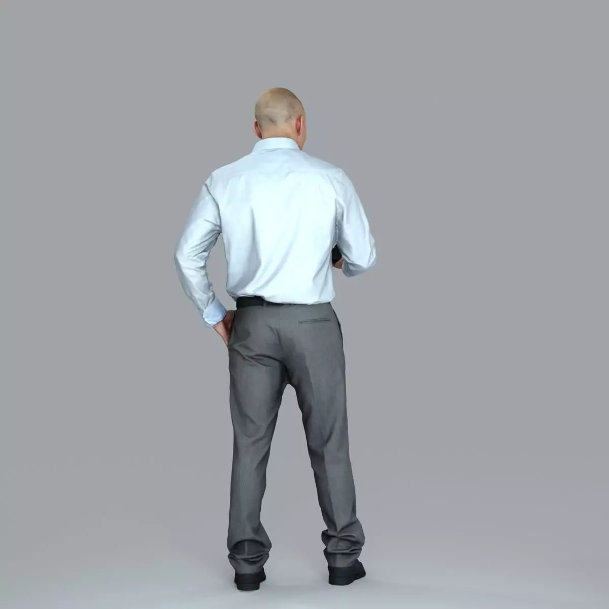 Business Man with Phone in Hand BMan0006-HD2-O01P05-S 3D model_37