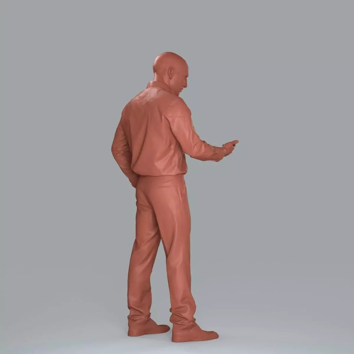 Business Man with Phone in Hand BMan0006-HD2-O01P05-S 3D model_60