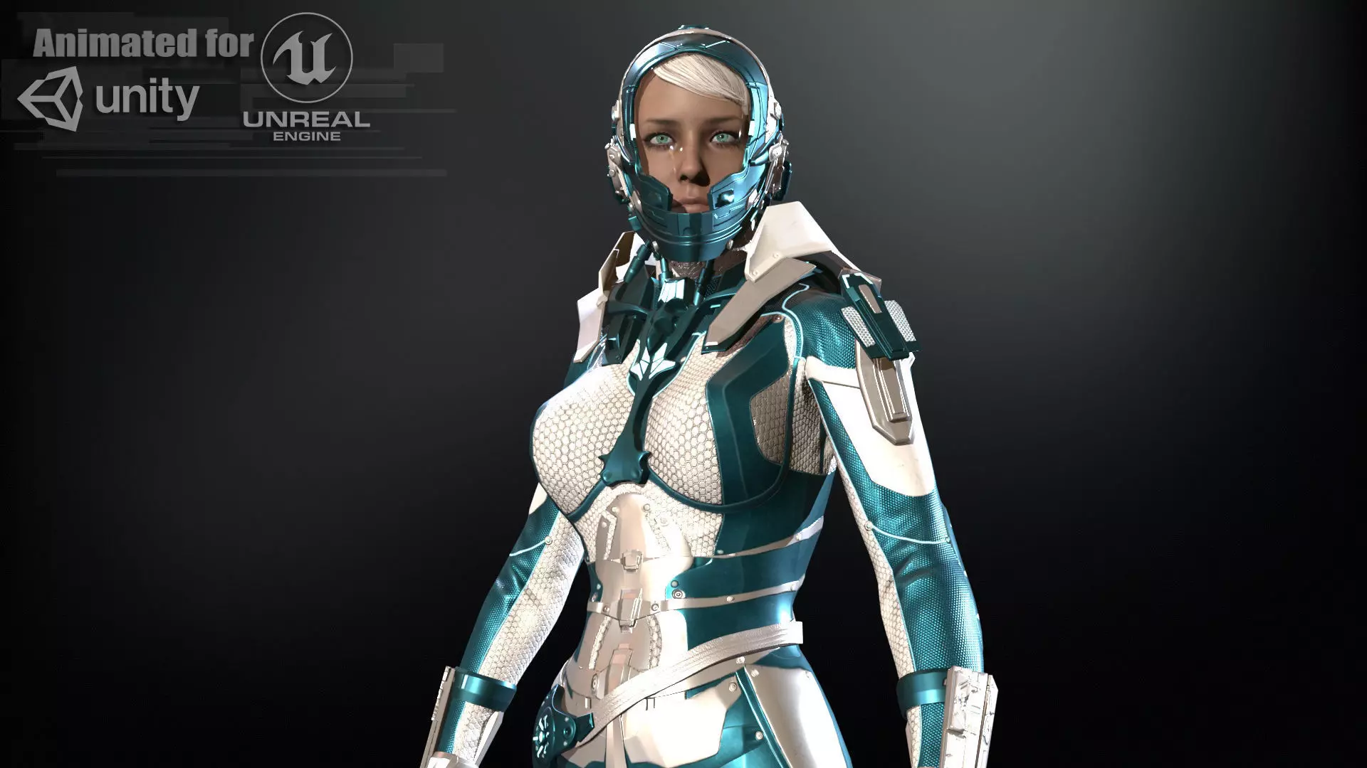 CosmoGirlRe Low-poly 3D model_0