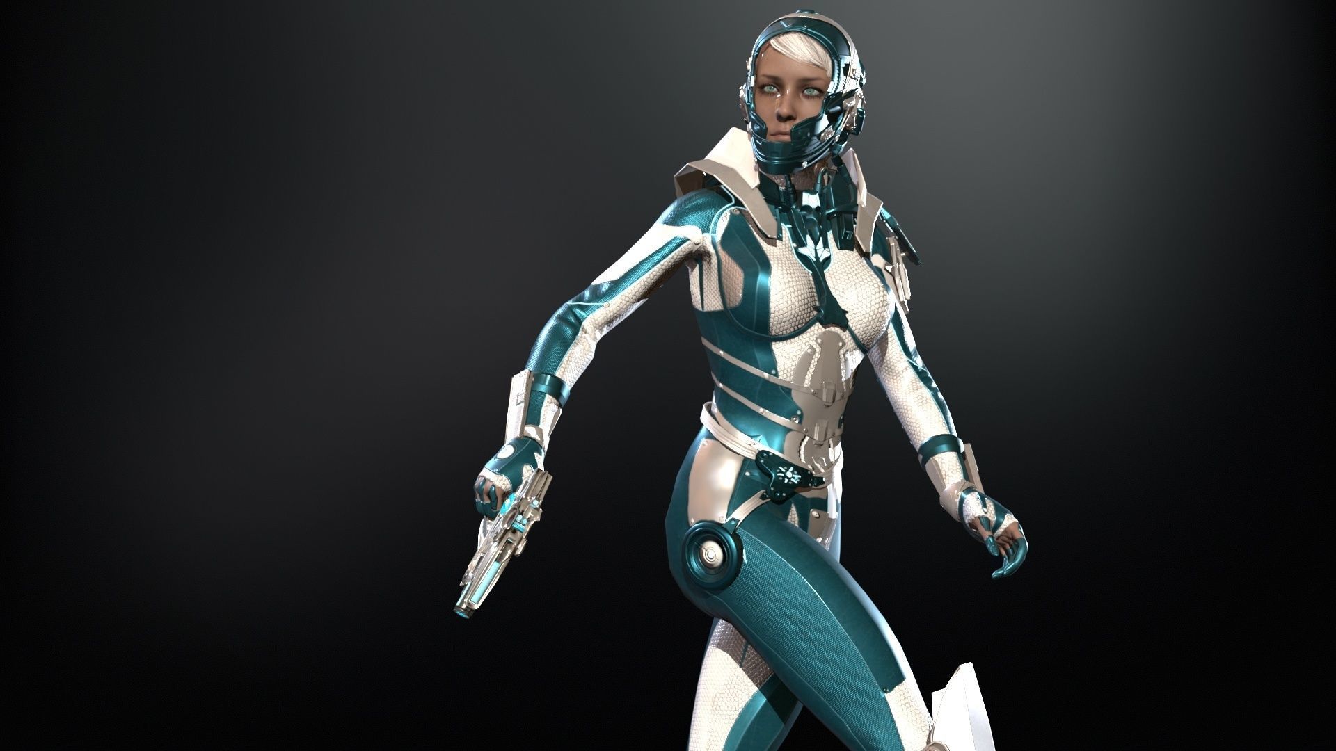 CosmoGirlRe Low-poly 3D model_31