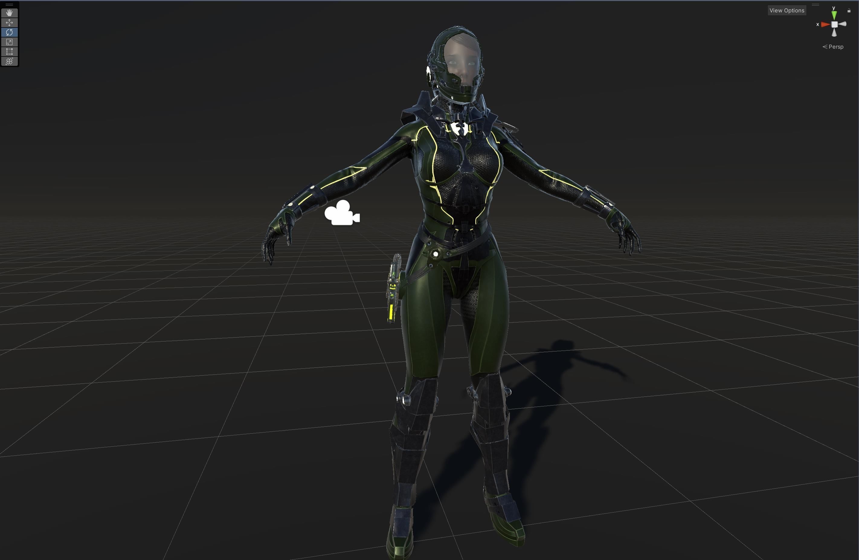 CosmoGirlRe Low-poly 3D model_37