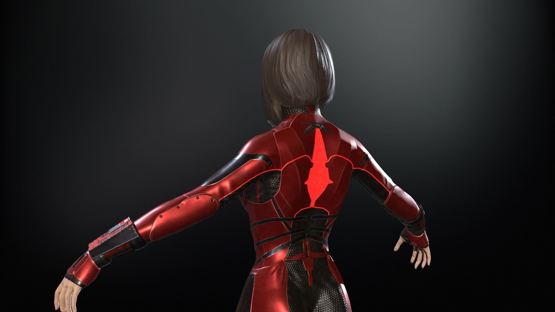 CosmoGirlRe Low-poly 3D model_17