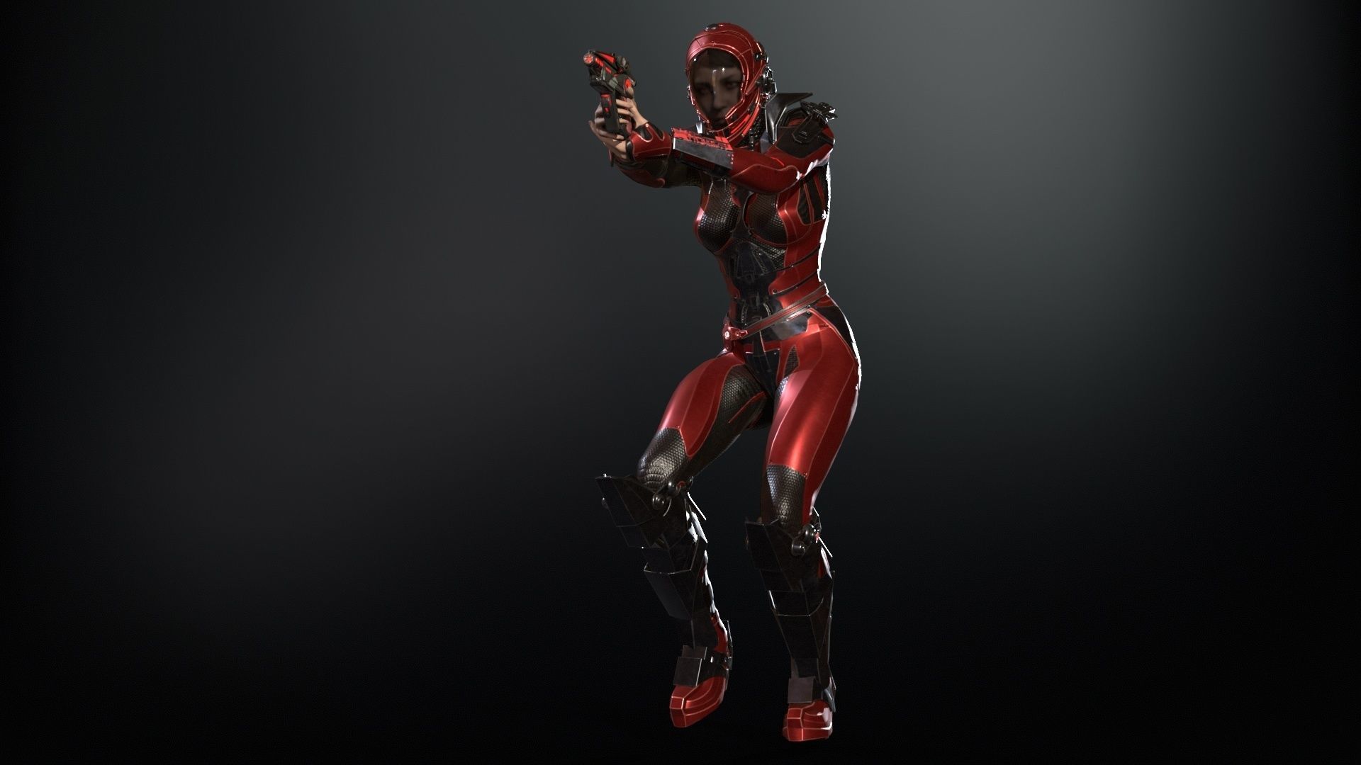 CosmoGirlRe Low-poly 3D model_25