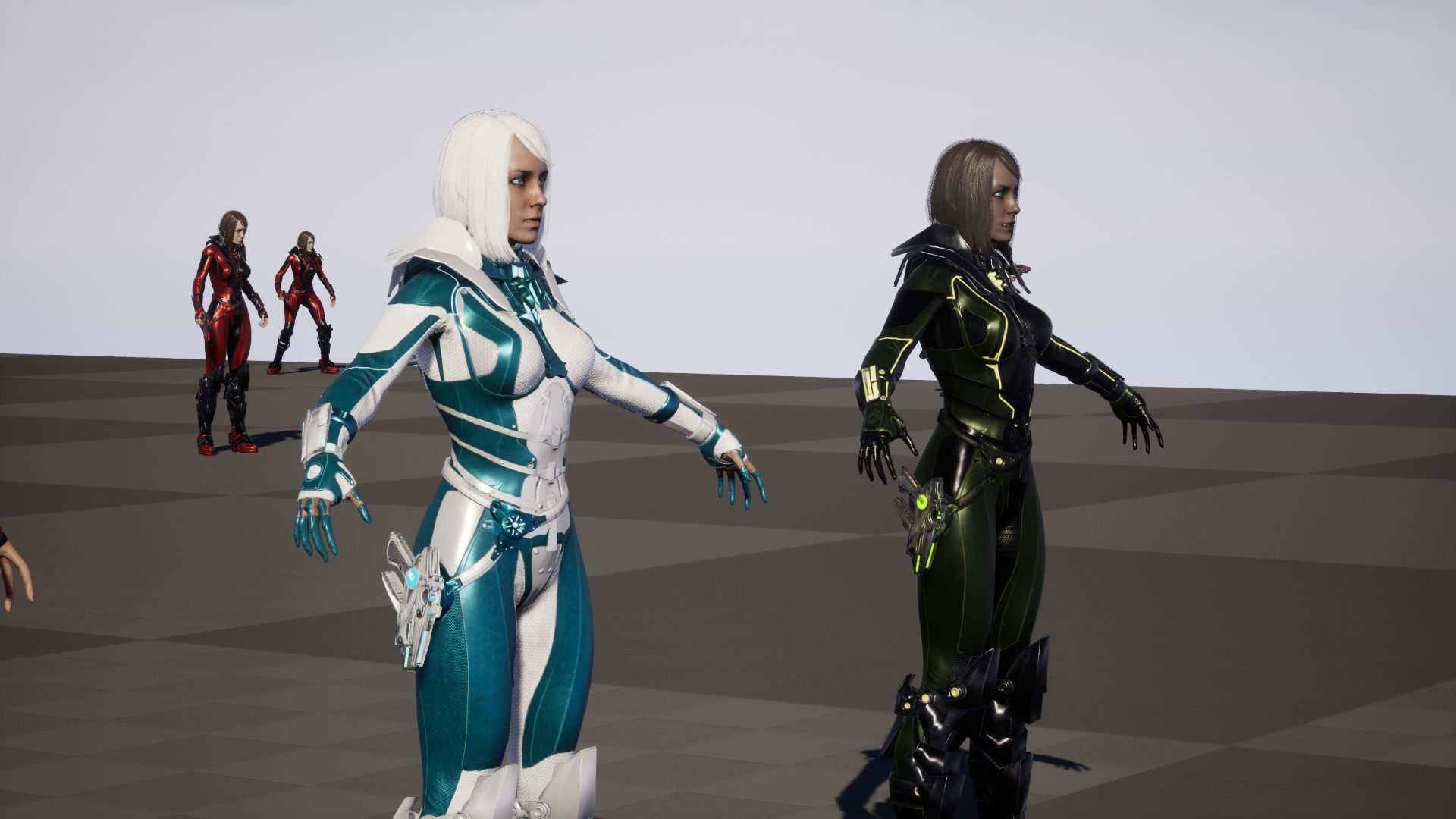 CosmoGirlRe Low-poly 3D model_40