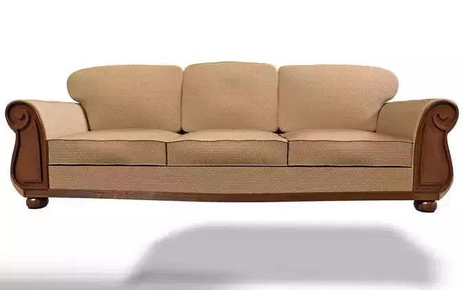 Couch or Sofa v1 3D model