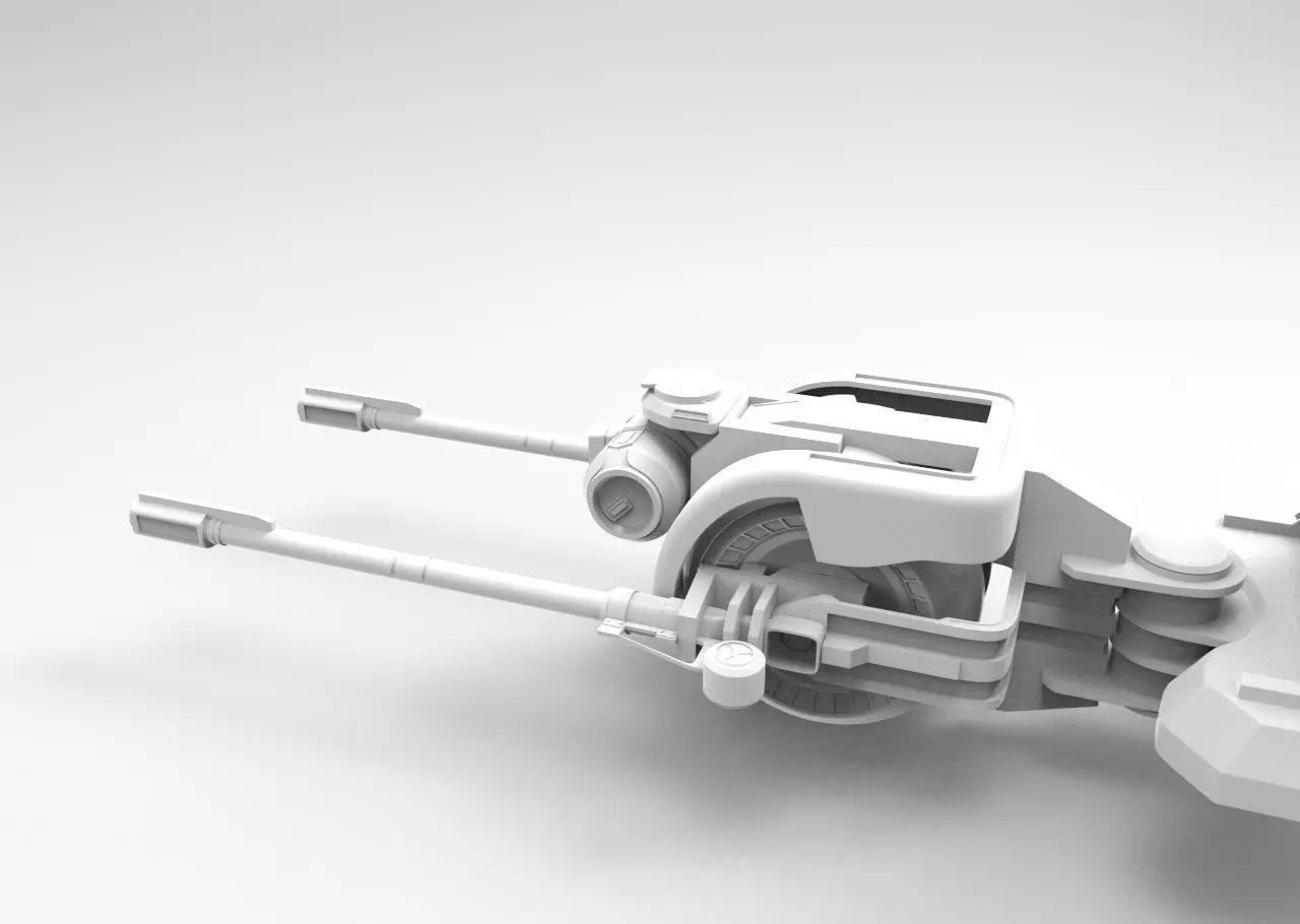 Anti Air Cannon 3D model_0