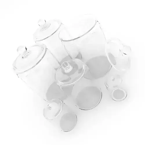 Glass Jars 1 3D model