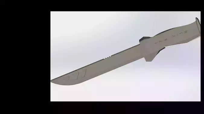 knife glow in
