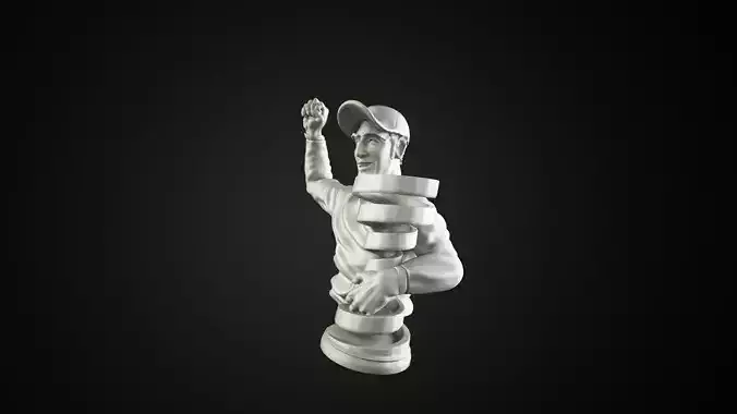 Vincenzo Nibali Bust 3D print model