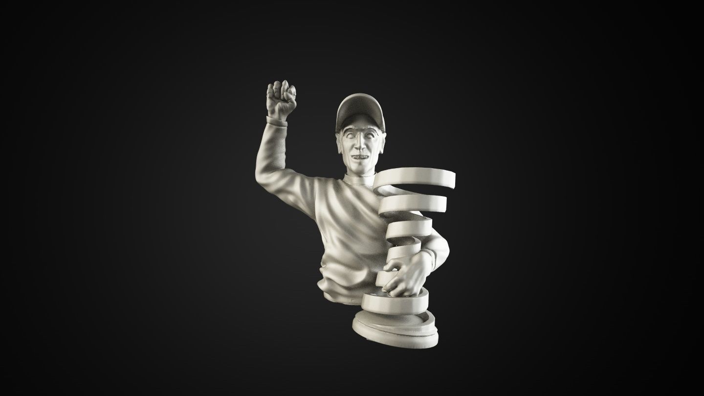 Vincenzo Nibali Bust 3D print model_1