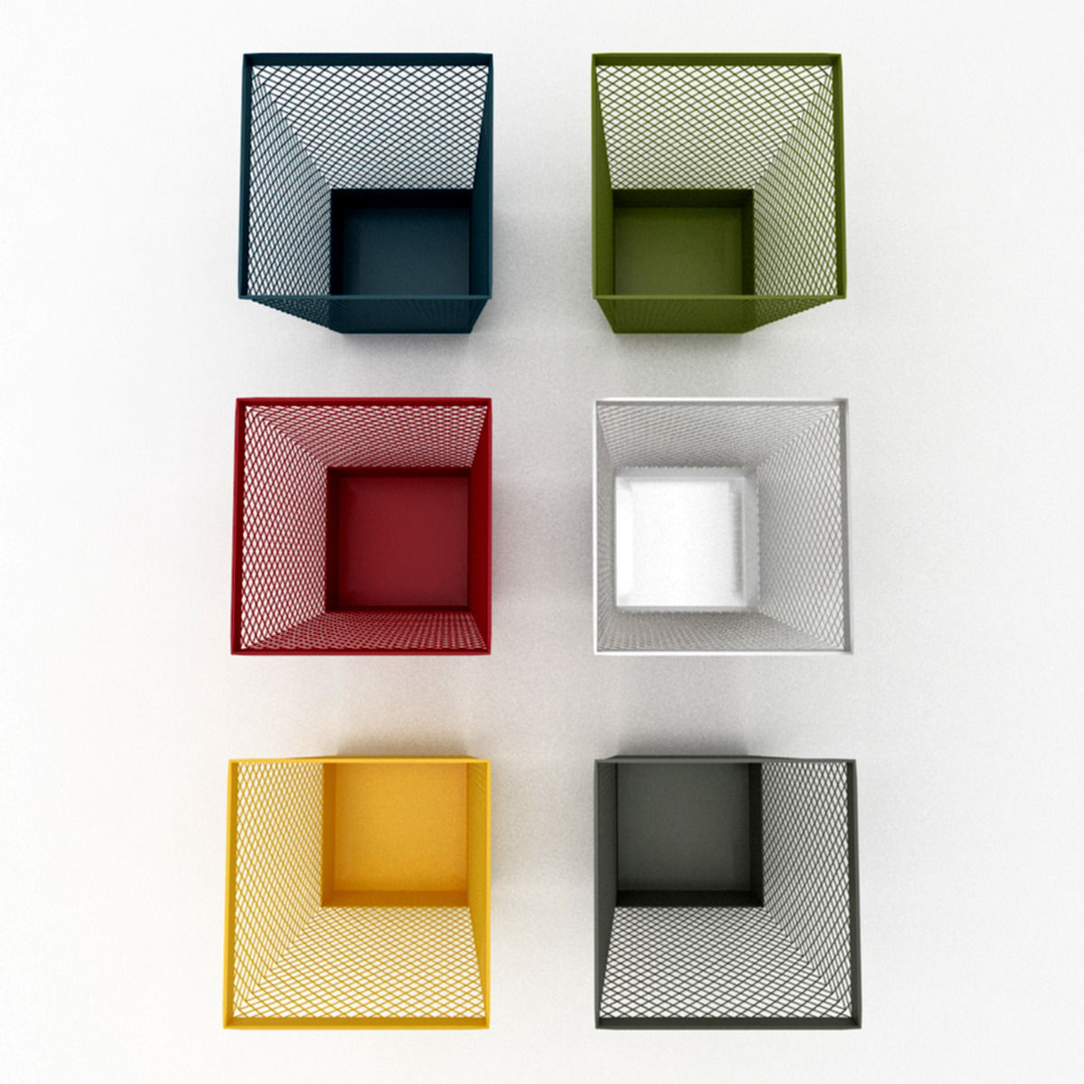 Paper Waste Bin 2 3D model_1