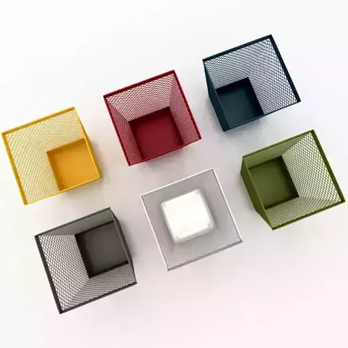 Paper Waste Bin 2 3D model