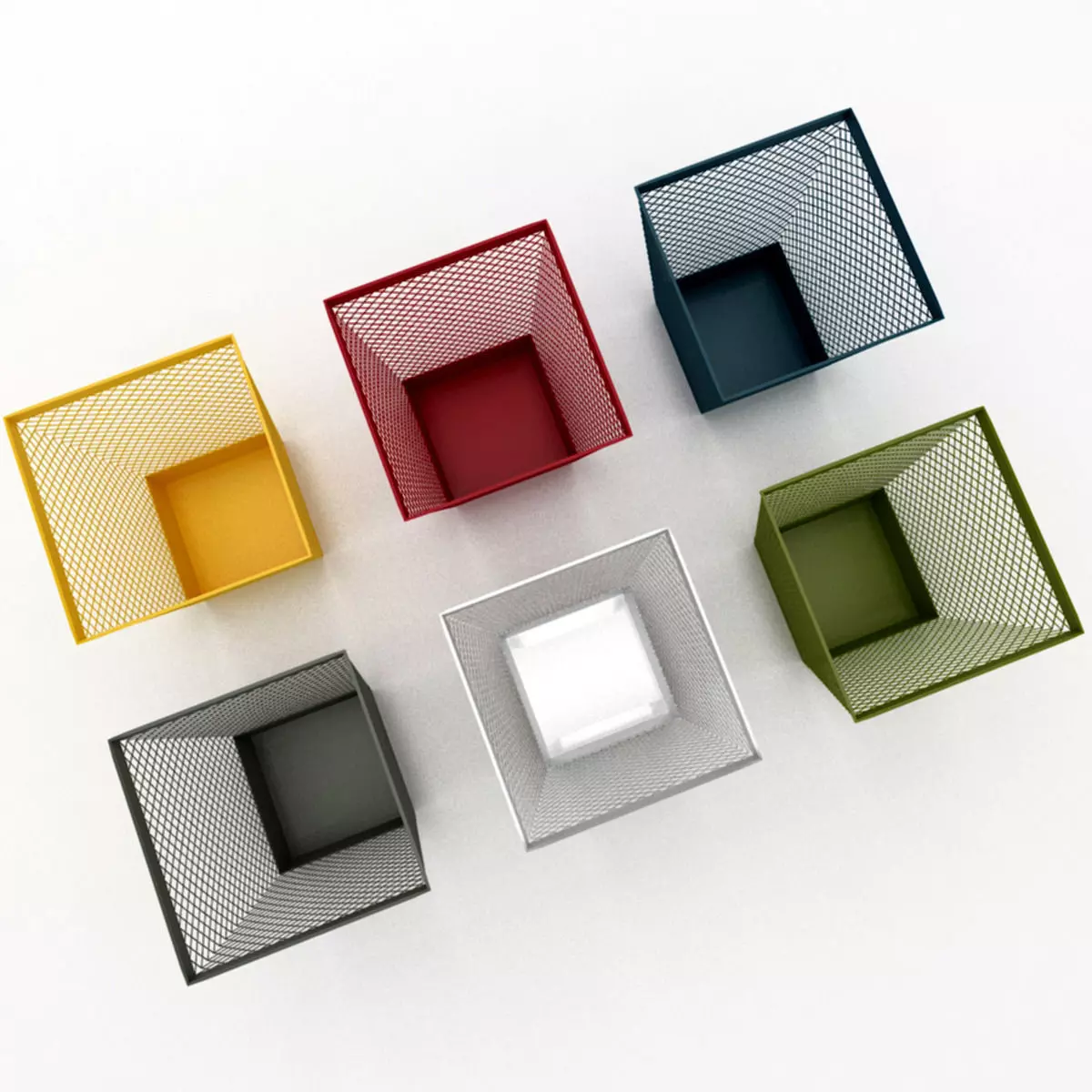 Paper Waste Bin 2 3D model_0