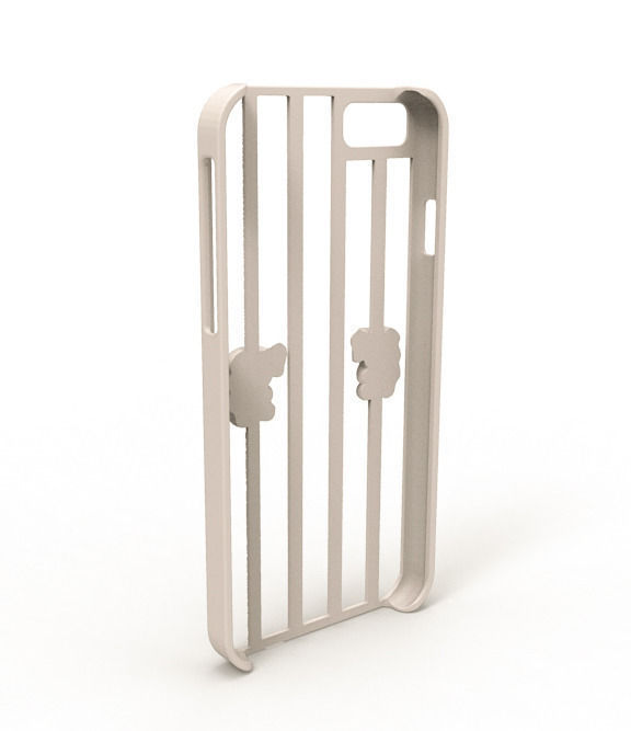 IPhone 6 Prison Case 3D print model_5