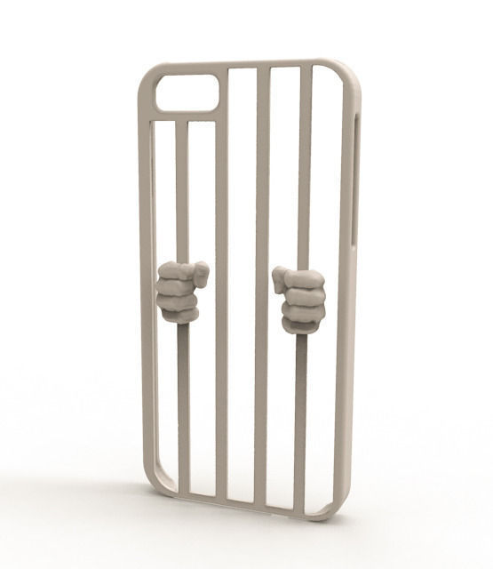 IPhone 6 Prison Case 3D print model_3
