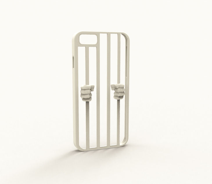 IPhone 6 Prison Case 3D print model_4
