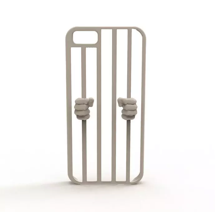 IPhone 6 Prison Case 3D print model_0