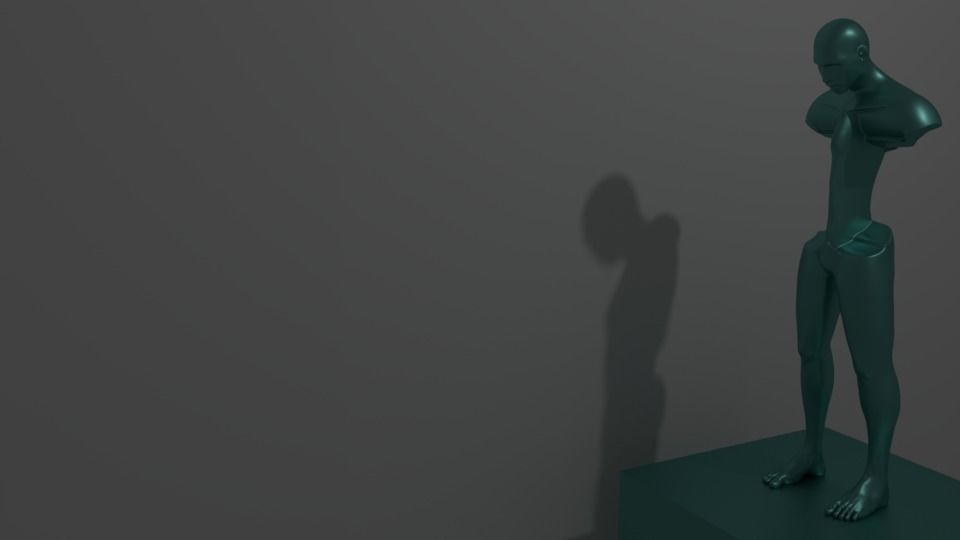 HUMAN STATUE  Free 3D model_2