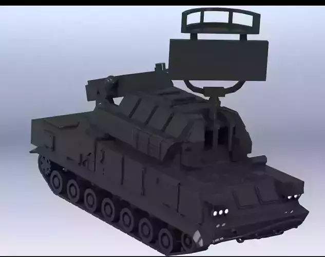 anti-aircraft missile complex TOR 2M 3D print model