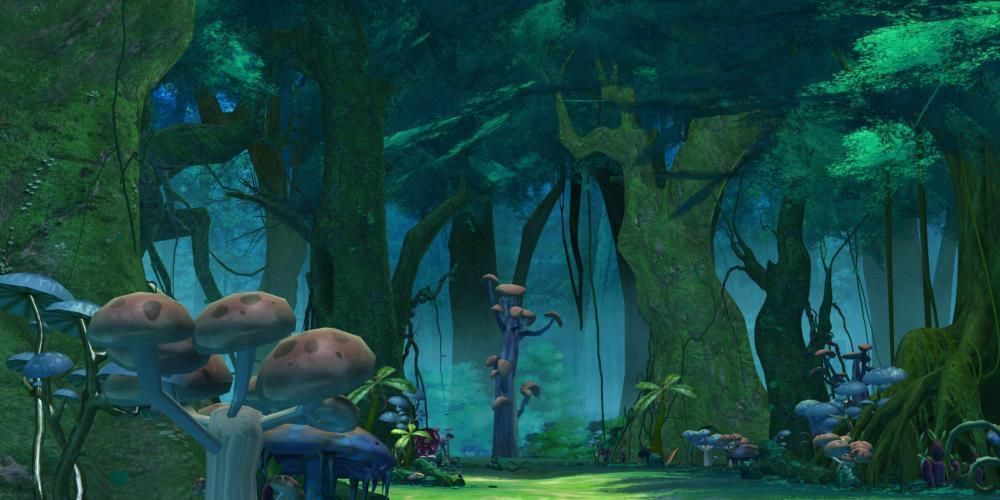 Cartoon Forest Scene 01 3D model_12