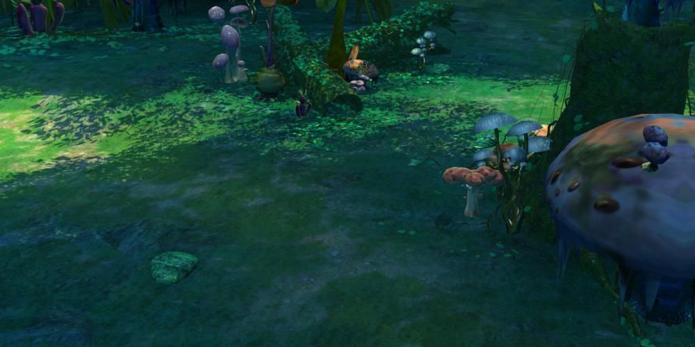 Cartoon Forest Scene 01 3D model_4