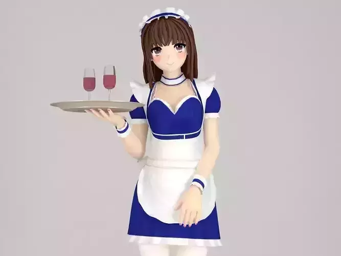 Nanako anime girl pose 3